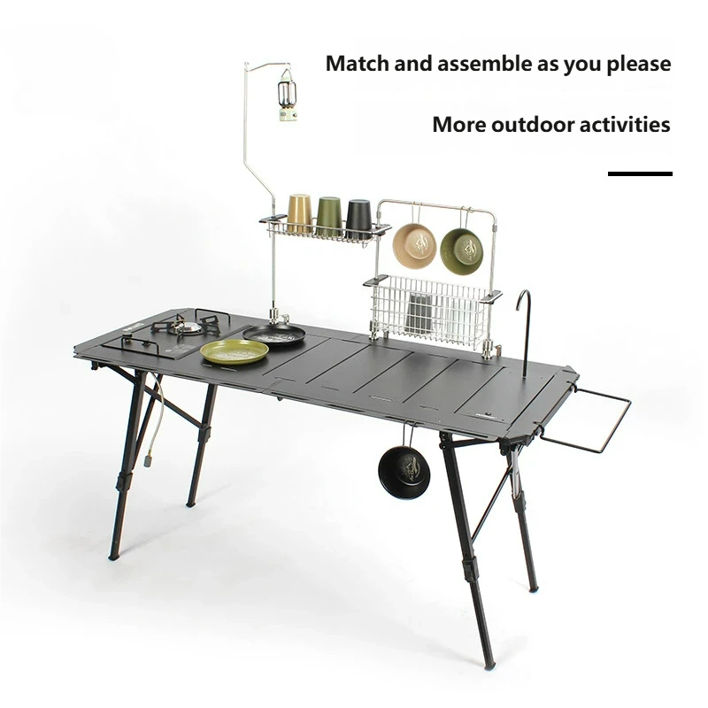 โต๊ะพับอลูมิเนียมอัลลอยแบบพกพา - Camping Cooking Table บทวิจารณ์และราคา