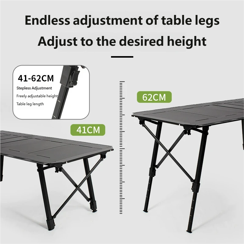 โต๊ะพับอลูมิเนียมอัลลอยแบบพกพา - Camping Cooking Table บทวิจารณ์และราคา