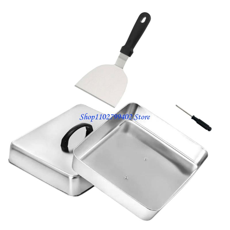 ฝาครอบทำอาหารทรงสี่เหลี่ยม 547 - Camping Cooking Flat Top บทวิจารณ์และราคา