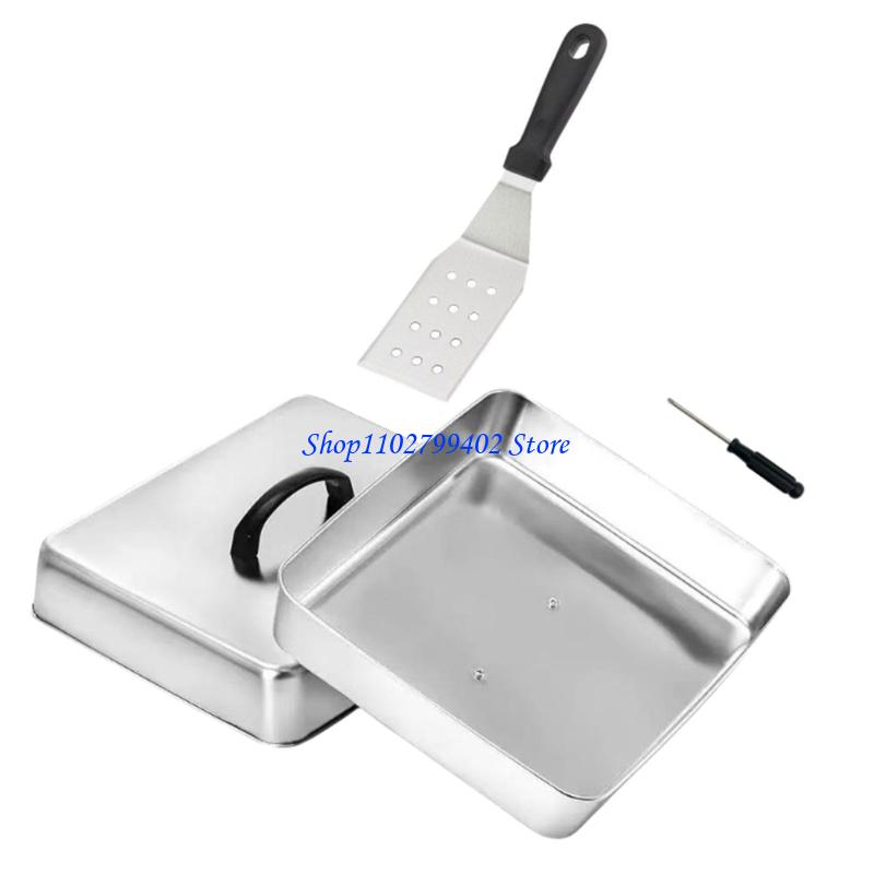 ฝาครอบทำอาหารทรงสี่เหลี่ยม 547 - Camping Cooking Flat Top บทวิจารณ์และราคา