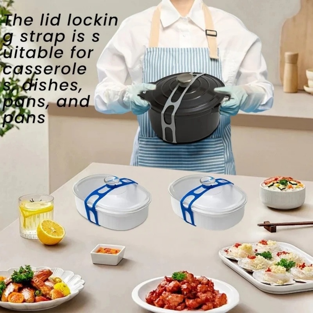สายรัดซิลิโคนยืดหยุ่นสำหรับยึด - Camping Cooking Organizer บทวิจารณ์และราคา