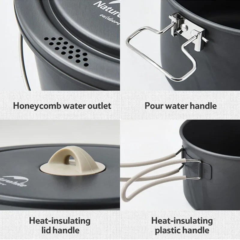 ชุดหม้อปิกนิก Naturehike 2025  - Quality Camping Cooking Set บทวิจารณ์และราคา