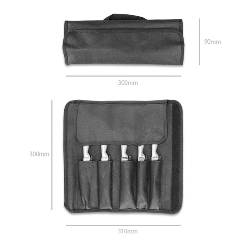 กระเป๋าใส่มีดแบบม้วน ผ้าอ๊อกซ์ - Camping Cooking Organizer บทวิจารณ์และราคา