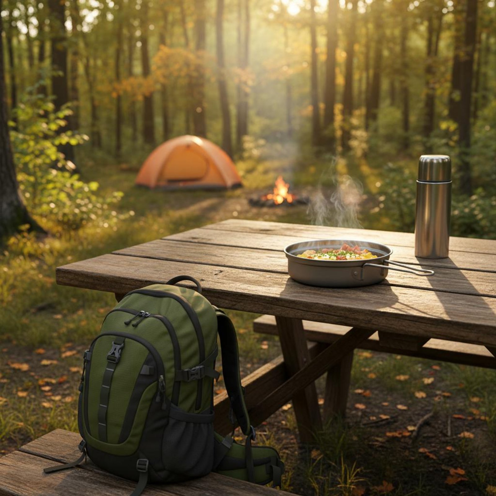 ชุดเครื่องครัวสำหรับตั้งแคมป์โ - Camping Cooking Dining Set บทวิจารณ์และราคา